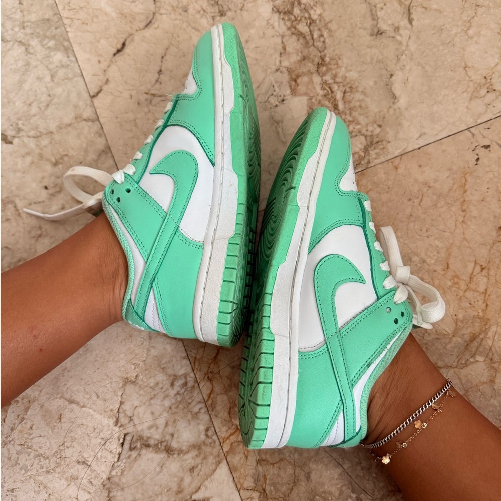 Nike Mint Green Women's Dunk Low - Picture 3 of 4